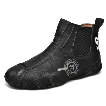 🔥Hot Sale! Limited Stock! 💥Men's Casual Soft Cowhide Slip-on Ankle Boots