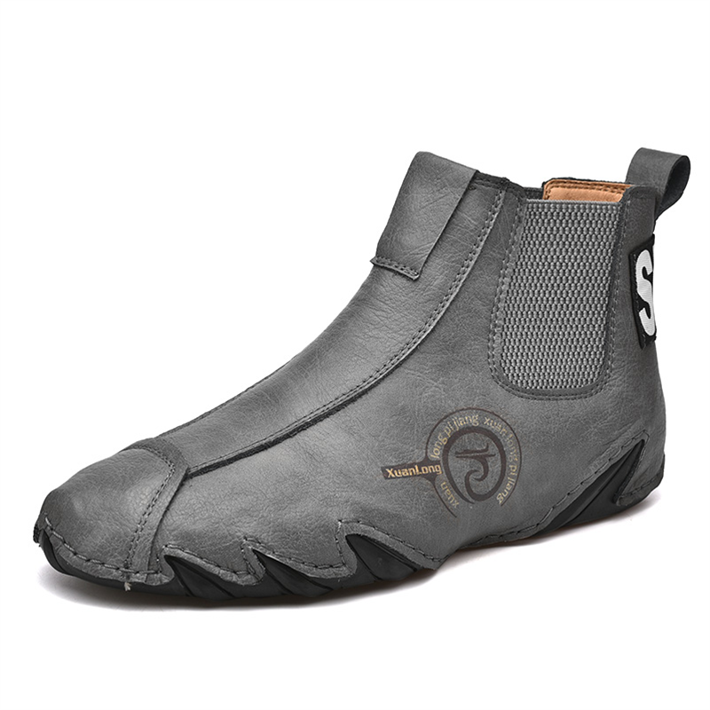 🔥Hot Sale! Limited Stock! 💥Men's Casual Soft Cowhide Slip-on Ankle Boots