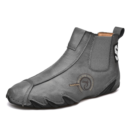 🔥Hot Sale! Limited Stock! 💥Men's Casual Soft Cowhide Slip-on Ankle Boots