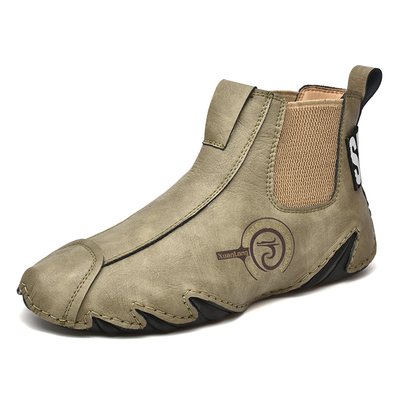 🔥Hot Sale! Limited Stock! 💥Men's Casual Soft Cowhide Slip-on Ankle Boots
