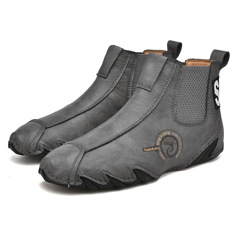 🔥Hot Sale! Limited Stock! 💥Men's Casual Soft Cowhide Slip-on Ankle Boots