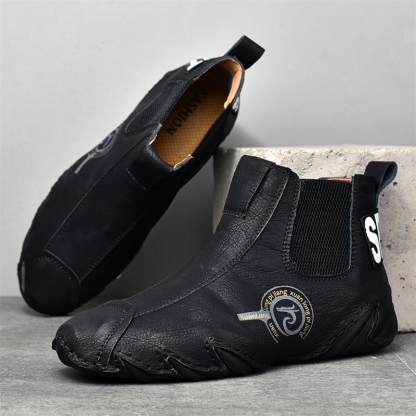 🔥Hot Sale! Limited Stock! 💥Men's Casual Soft Cowhide Slip-on Ankle Boots