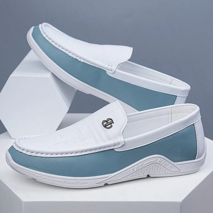Men's Comfy Leather Casual Walking Orthopedic Shoes