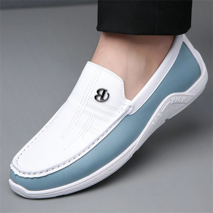 Men's Comfy Leather Casual Walking Orthopedic Shoes
