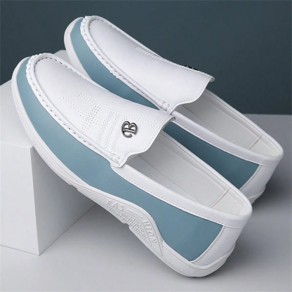 Men's Comfy Leather Casual Walking Orthopedic Shoes