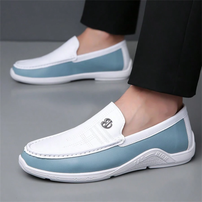 Men's Comfy Leather Casual Walking Orthopedic Shoes
