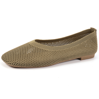 Women's Ballet Comfortable Soft Breathable Non-Slip Orthopedic Slip-On Flat Shoes