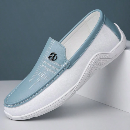 Men's Comfy Leather Casual Walking Orthopedic Shoes