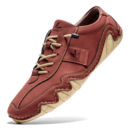 Clearance!!!⏱️🔥Men's Daily Lightweight Quick-Drying Arch Support Lace-Free Design Walking Shoes