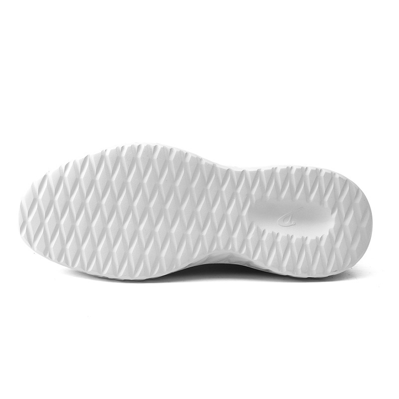 Men's Breathable Knit Mesh Casual Sneakers, Lightweight Non-Slip Shoes with Soft Interior Lining