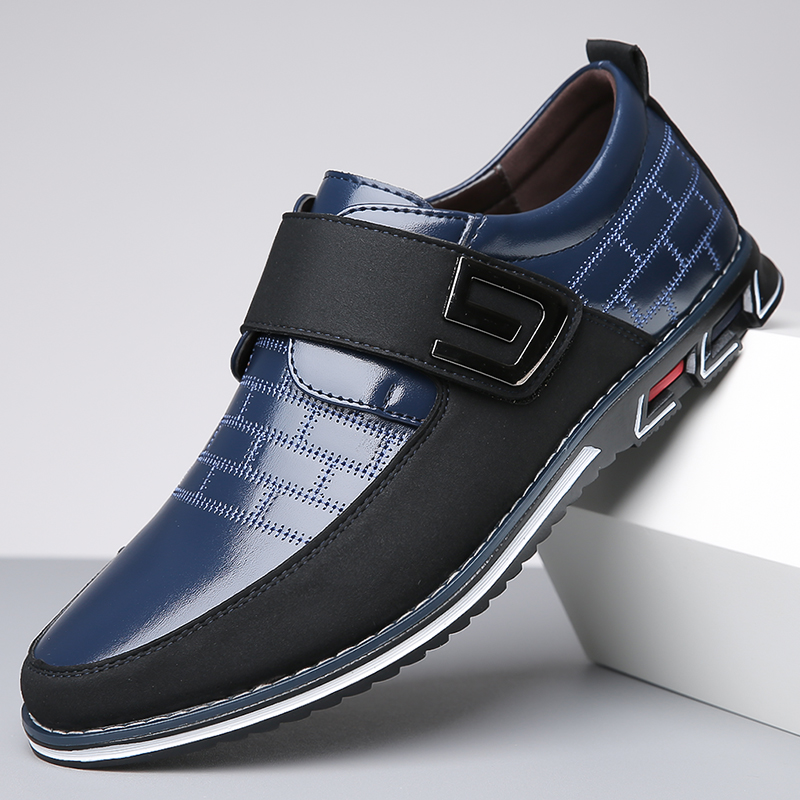 Fashion casual velcro men's casual shoes