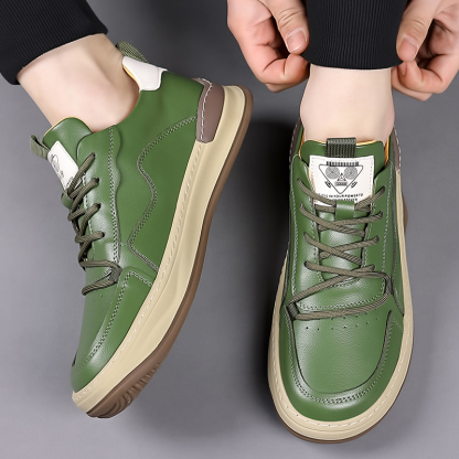 Genuine leather men's sports casual shoes