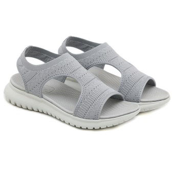 Orthopedic Sandals Cushion Walk Fly Knit Sporty Sandal EEE Fit