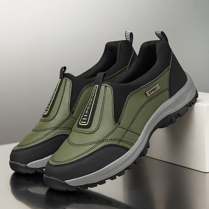 2025 Men's Lightweight Extra Wide Width Orthopedic Hands-Free Foot Pain Relief Slip-on Shoes