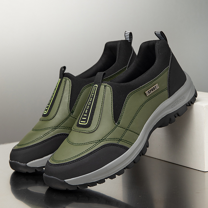 2025 Men's Lightweight Extra Wide Width Orthopedic Hands-Free Foot Pain Relief Slip-on Shoes