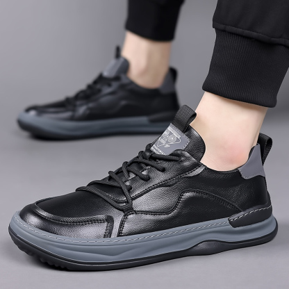 Genuine leather men's sports casual shoes