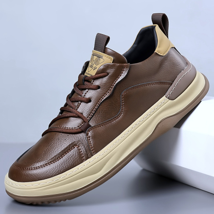 Genuine leather men's sports casual shoes