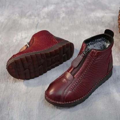 2024 popular winter boots!Women's Leather Non-Slip Ankle Boots