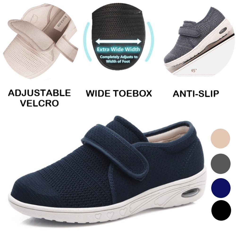 Plus Size Wide Diabetic Shoes For Swollen Feet Width Shoes (Unisex)