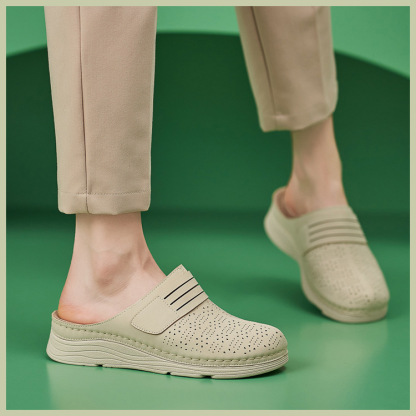 Casual Orthopedic Velcro Walking Wedge Toe Sandals