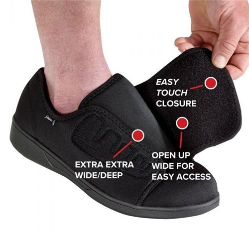 Antimicrobial Protection Extra Wide Shoes for Women