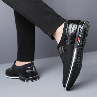 men's large size casual leather shoes