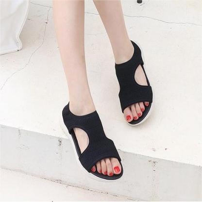 Orthopedic Sandals Cushion Walk Fly Knit Sporty Sandal EEE Fit