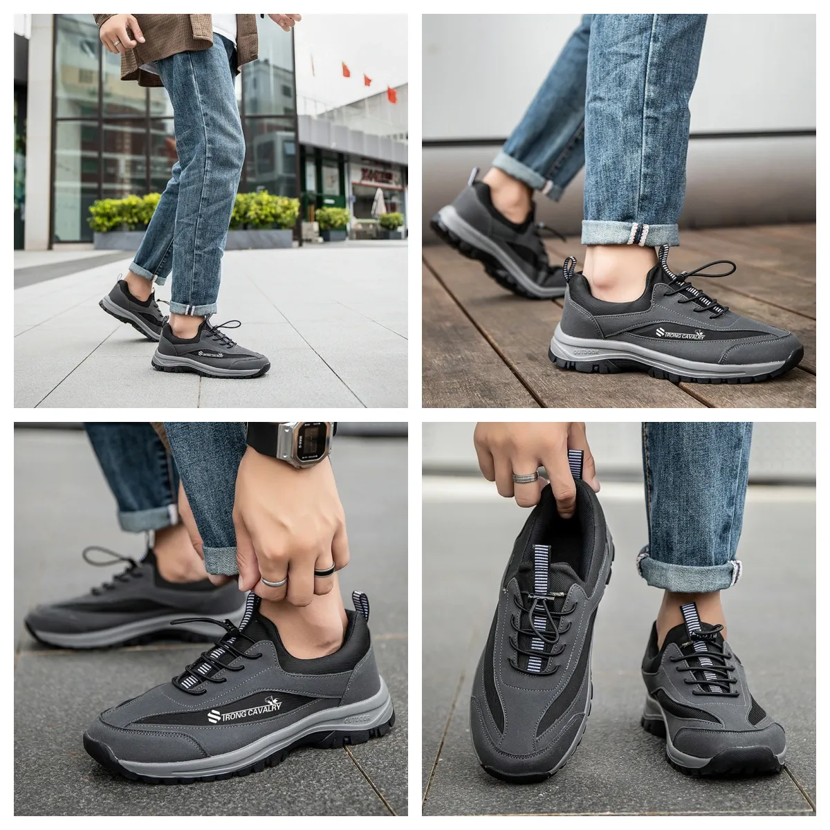 [Last Day 70% Off - Don't Miss Out] 🔥 Ergonomically Designed Men's Walking Shoes 👞 Relieve Walking Pain ✅ Arch Support for Comfortable Walking