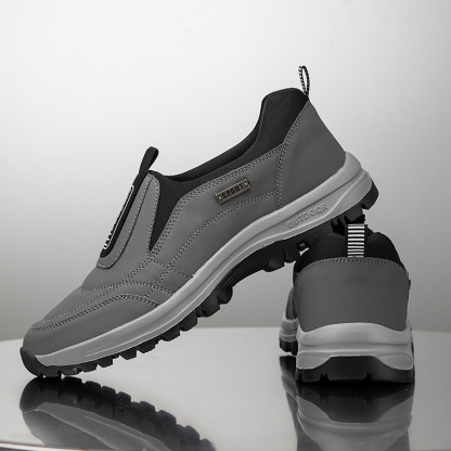 2025 Men's Lightweight Extra Wide Width Orthopedic Hands-Free Foot Pain Relief Slip-on Shoes