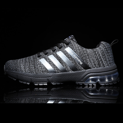 Breathable fly knit casual sports air cushion shoes