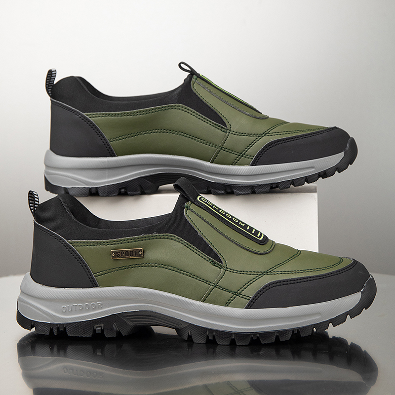 2025 Men's Lightweight Extra Wide Width Orthopedic Hands-Free Foot Pain Relief Slip-on Shoes