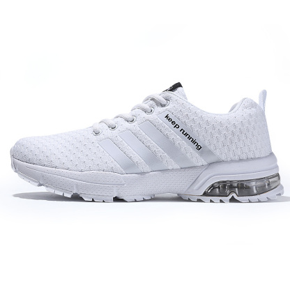 Breathable fly knit casual sports air cushion shoes