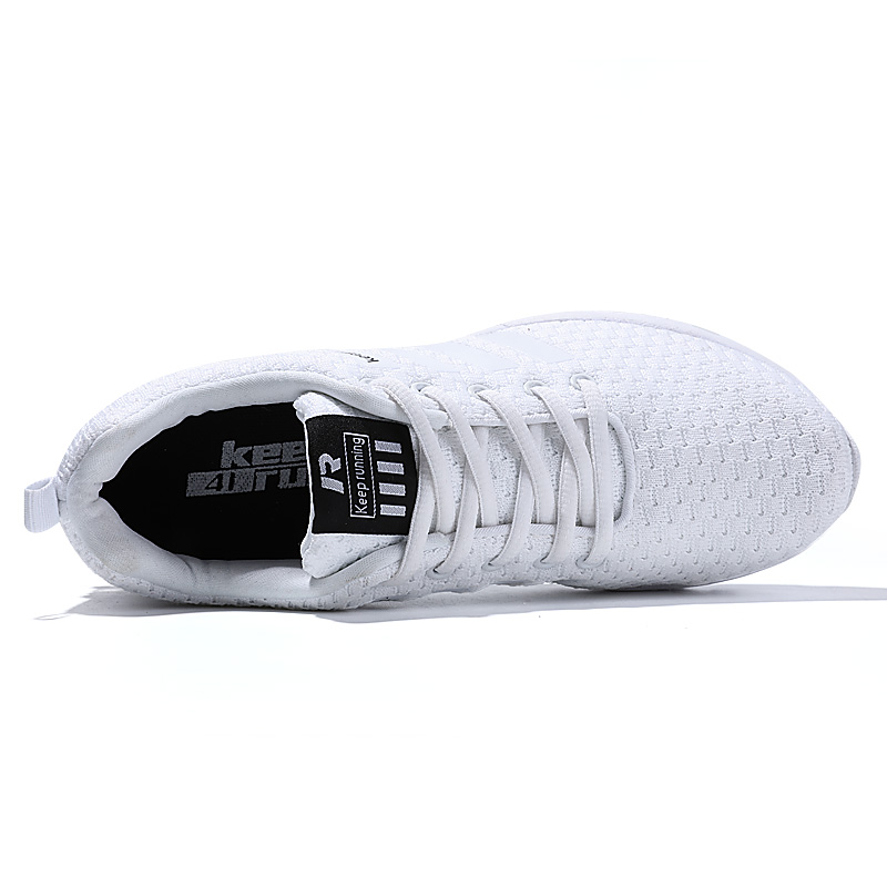 Breathable fly knit casual sports air cushion shoes
