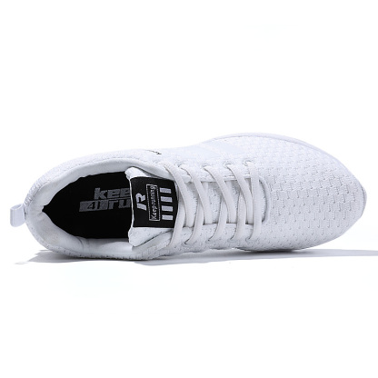 Breathable fly knit casual sports air cushion shoes