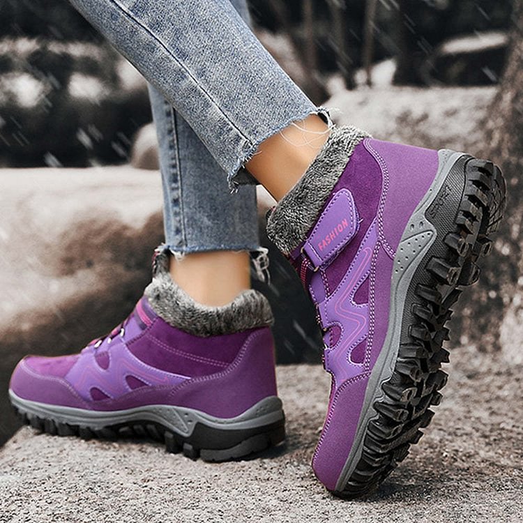 Orthopedic Snow Ankle Boots Winter Thermal Hiking Boots For Women And Men