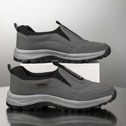 2025 Men's Lightweight Extra Wide Width Orthopedic Hands-Free Foot Pain Relief Slip-on Shoes