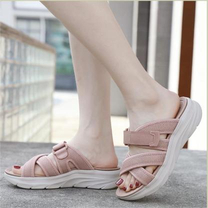 Orthoture Women's Lightweight Sports Style Comfortable Thick Sole Sandals