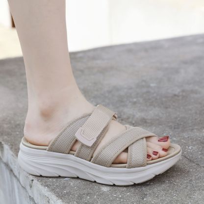 Orthoture Women's Lightweight Sports Style Comfortable Thick Sole Sandals
