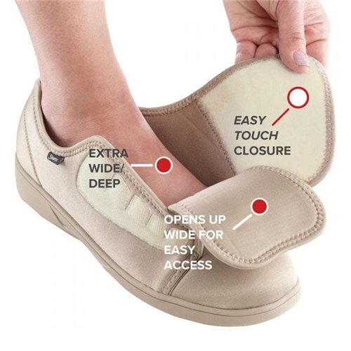 Antimicrobial Protection Extra Wide Shoes for Women