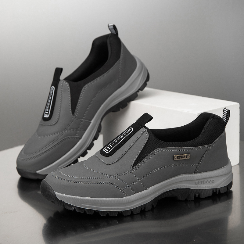 2025 Men's Lightweight Extra Wide Width Orthopedic Hands-Free Foot Pain Relief Slip-on Shoes