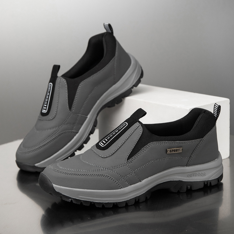 2025 Men's Lightweight Extra Wide Width Orthopedic Hands-Free Foot Pain Relief Slip-on Shoes