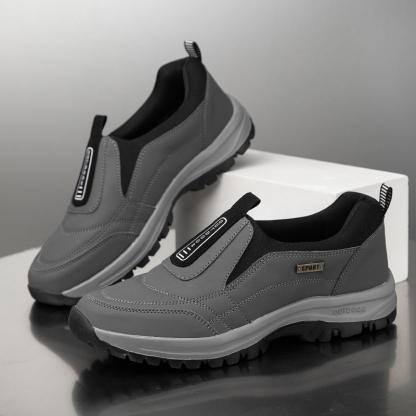 2025 Men's Lightweight Extra Wide Width Orthopedic Hands-Free Foot Pain Relief Slip-on Shoes