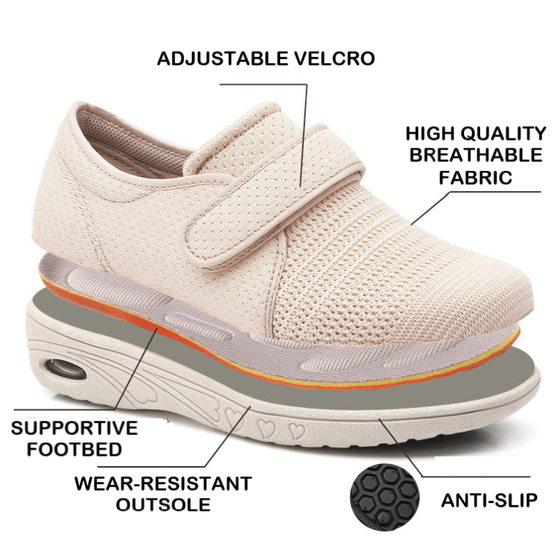 Plus Size Wide Diabetic Shoes For Swollen Feet Width Shoes (Unisex)