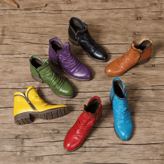 Orthopedic Cozy Colorful Arch Support Ankle Winter Boots