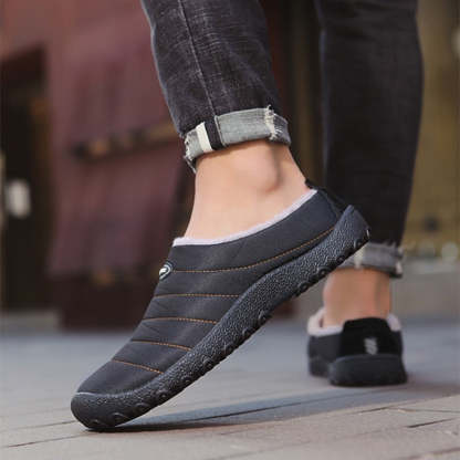 Fur Slippers Waterproof Indoor And Outdoor Winter Slides for Women and Men