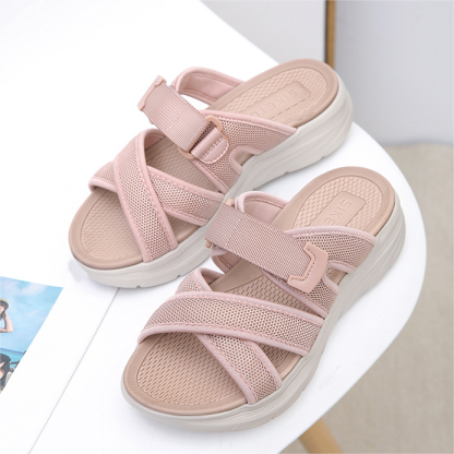 Orthoture Women's Lightweight Sports Style Comfortable Thick Sole Sandals