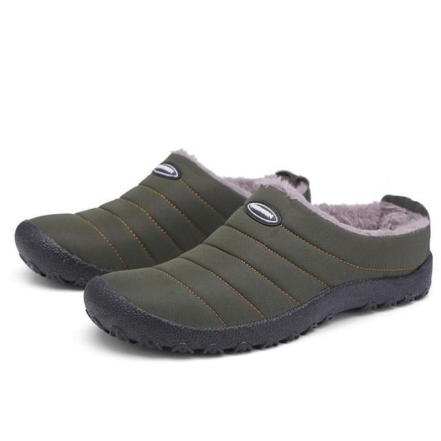 Fur Slippers Waterproof Indoor And Outdoor Winter Slides for Women and Men