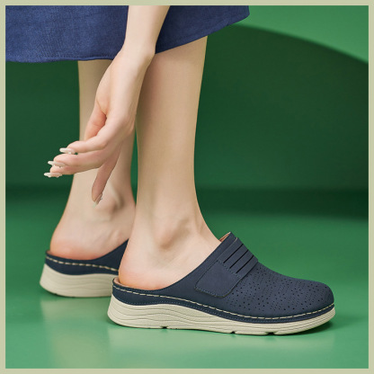 Casual Orthopedic Velcro Walking Wedge Toe Sandals