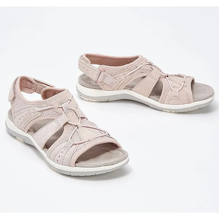 Comfyfleek Arch Support Stretchy Wide Width Sport Flat Sandals