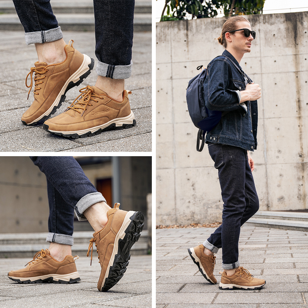 [Last Day 70% Off - Ends Soon] 🔥 Ergonomically Designed Men's Walking Shoes 👞 Relieve walking pain ✅ Arch support for comfortable walking